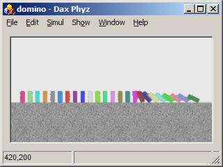 Dax Phyz domino scene
