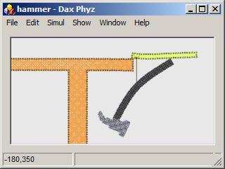 Dax Phyz balancing hammer scene